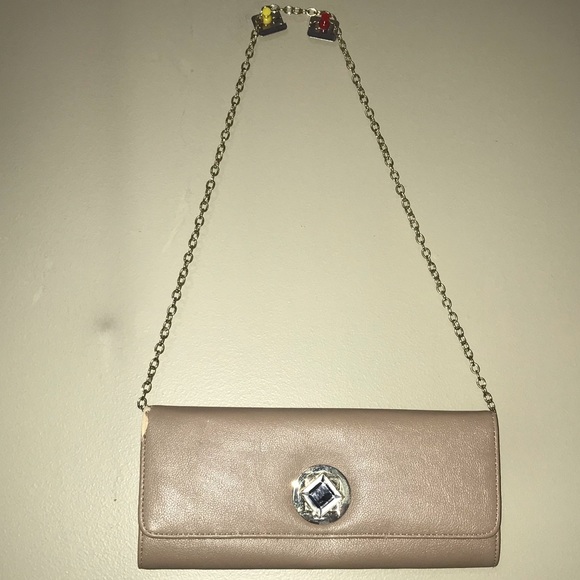 Aldo Red & Cream Clutch Bags - Picture 6 of 7